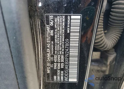 2015 Mercedes-Benz Cla 250 z USA, uszkodzony, nr VIN WDDSJ4EBXFN247809